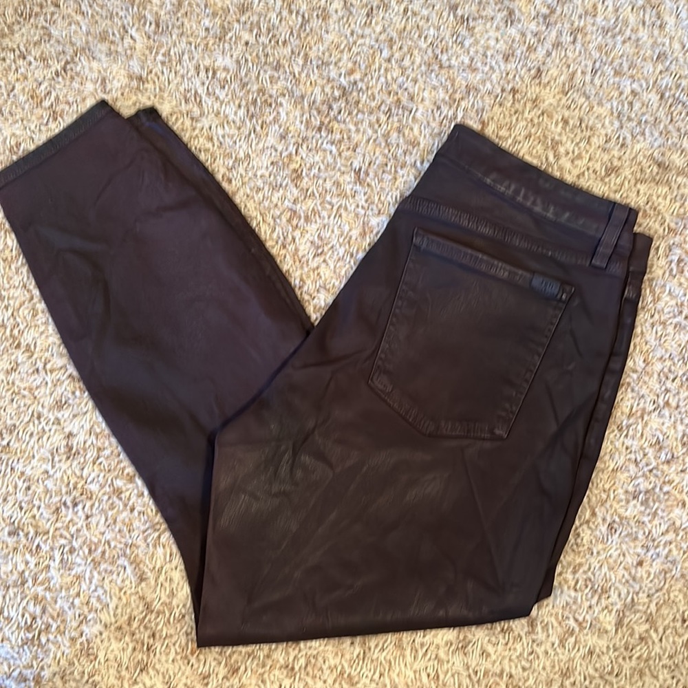 Jen 7 - 7 For all Mankind - Women’s Coated Stretch Ankle Skinny Jean - Size 12
